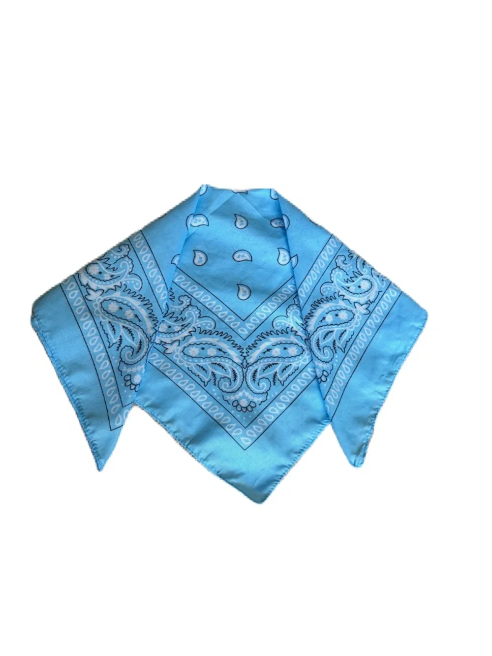 Bandana scarf blue black